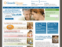 Tablet Screenshot of growthclimate.com